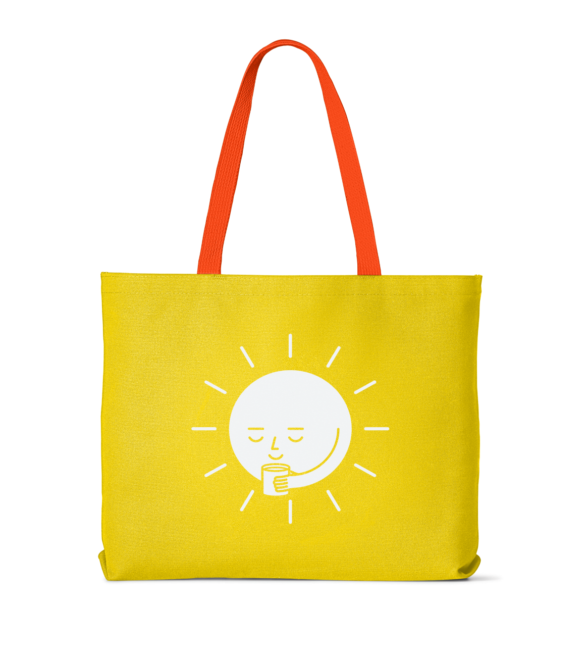 Tote Bag Yellow Faces
