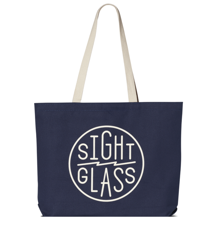 Carefully Selected Bean Tote in Navy