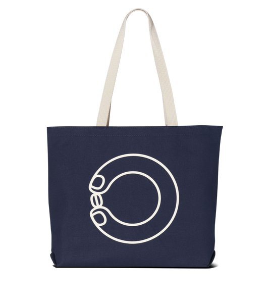 Carefully Selected Bean Tote in Navy