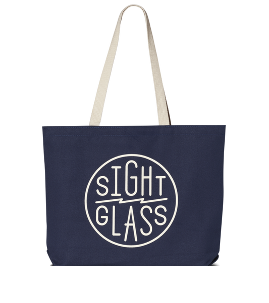 Carefully Selected Bean Tote in Navy