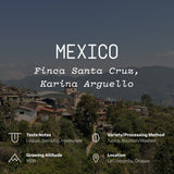 Mexico, Finca Santa Cruz, Karina Argüello