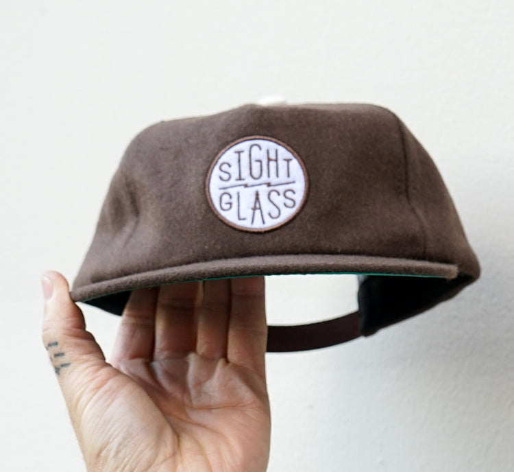 Sightglass Wool Baseball Hat in Brown