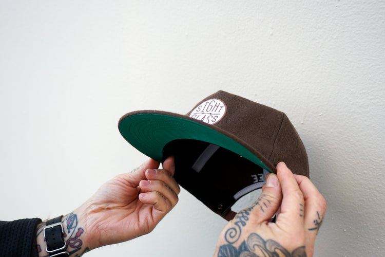 Sightglass Wool Baseball Hat in Brown